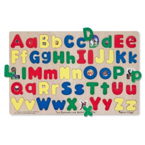 Puzzle Alfabet litere mari si mici Melissa and Doug-0